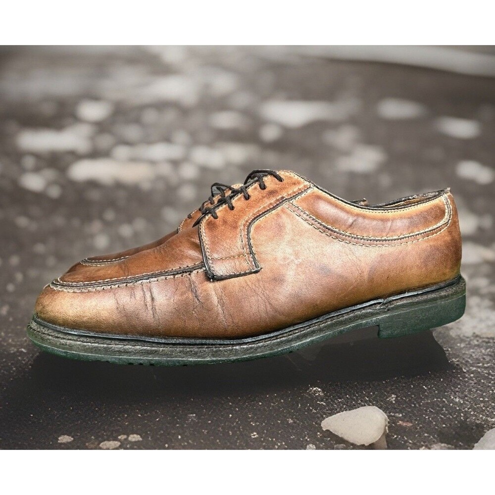 Allen‎ Edmonds Wilbert Shoes 1951 Mens 9 D Brown Lace Up
